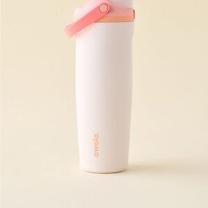 Owala Free Sip Sway 30 oz Water bottle Tumbler Pink Peach Sparkling Sherbert